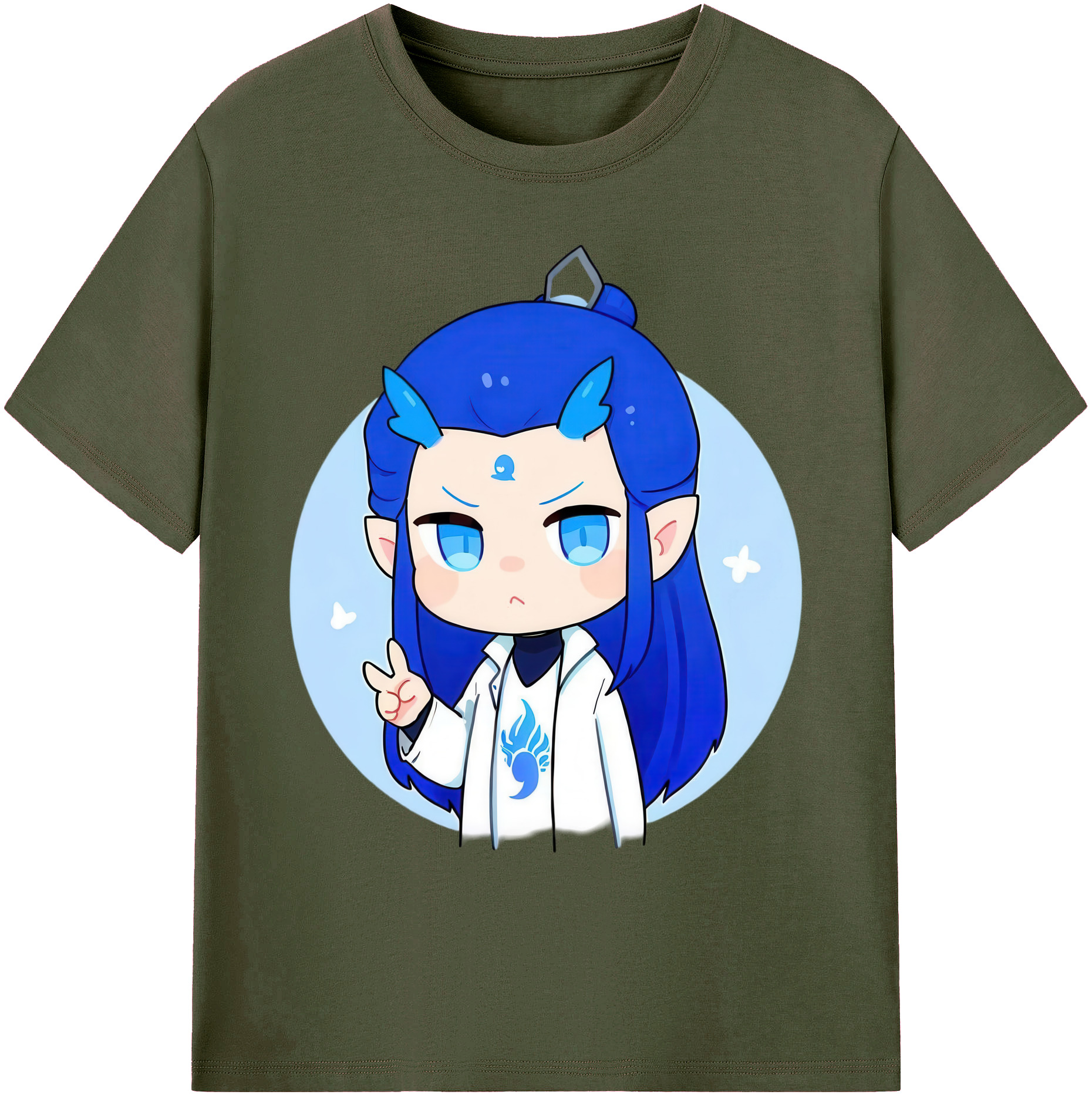 （画像用） Ne Zha 2 ナタ 魔童の大暴れ 綿100％ メンズ半袖Tシャツ｜肌触りやわらか＆通気性